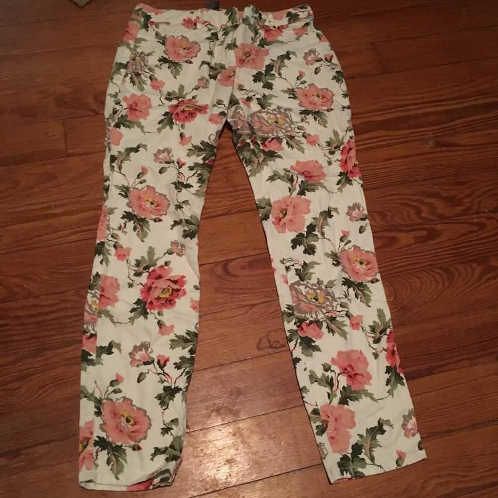 Floral Print Pants